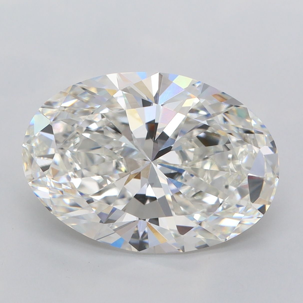 5.07 ct. oval Lab Grown Diamond front image