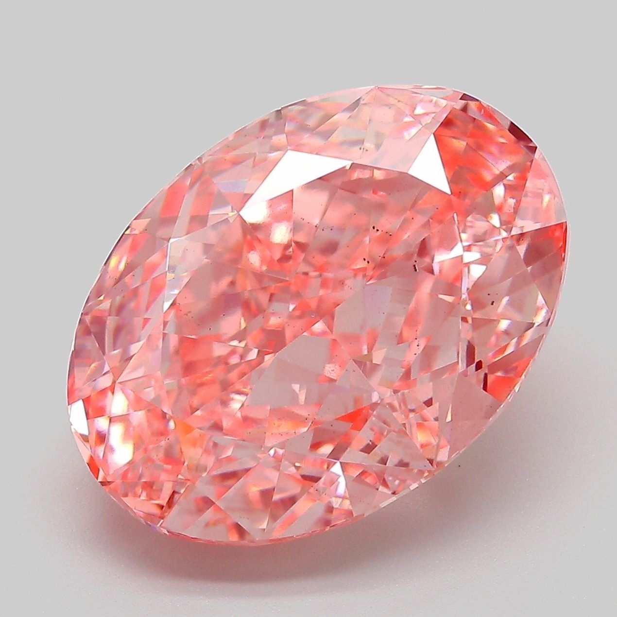 10.63 ct. oval Lab Grown Diamond front image