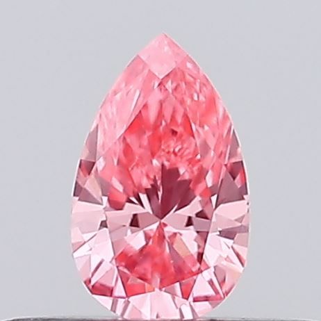 0.19 CT Fancy Vivid Pink PEAR