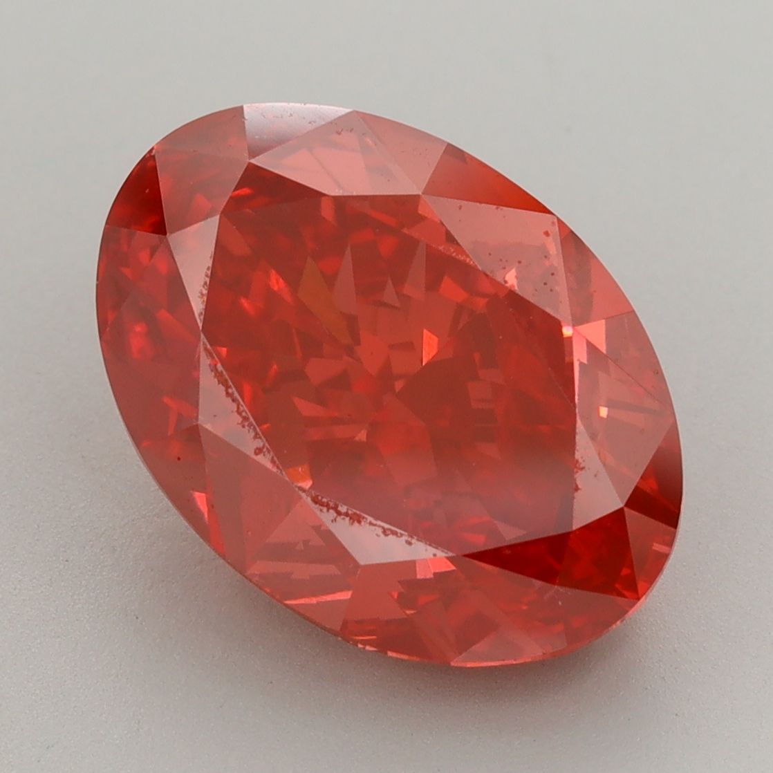 6.71 ct. oval Lab Grown Diamond front image