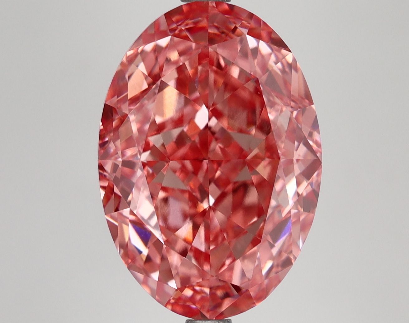 7.14 ct. oval Lab Grown Diamond front image