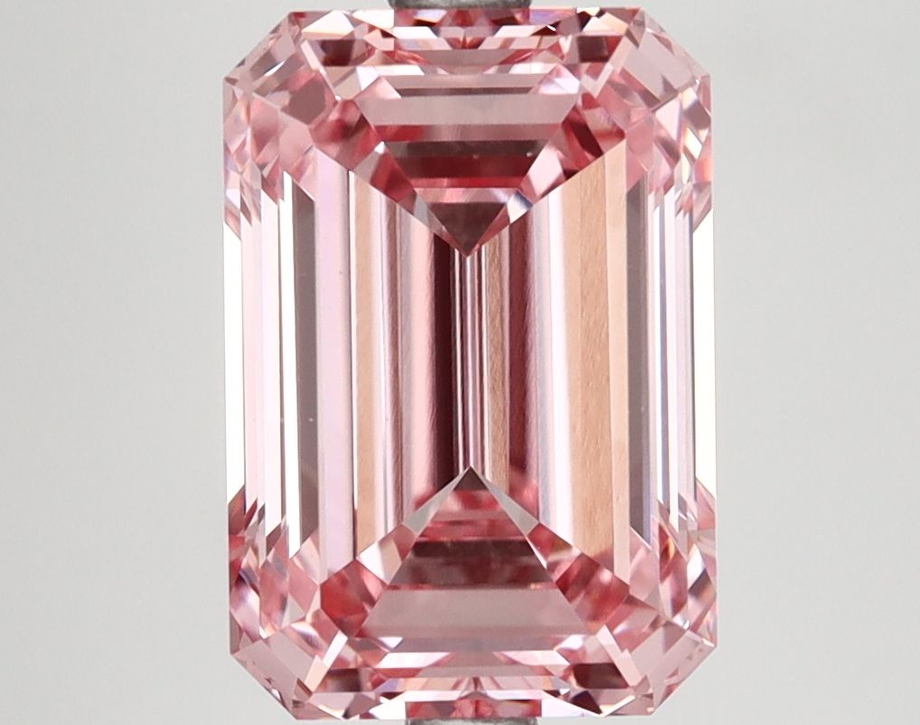3.82 ct. emerald Lab Grown Diamond front image