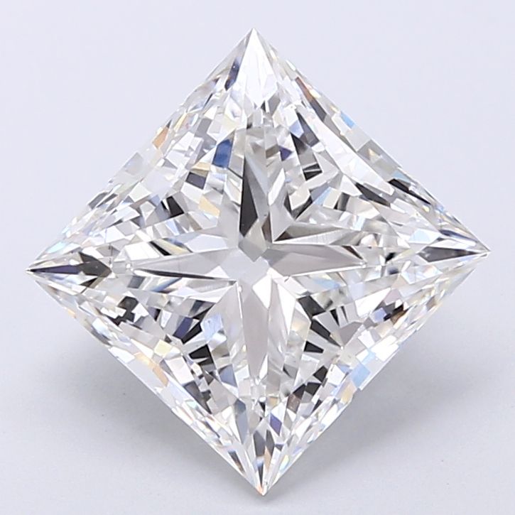 4.32 ct. princess Lab Grown Diamond front image
