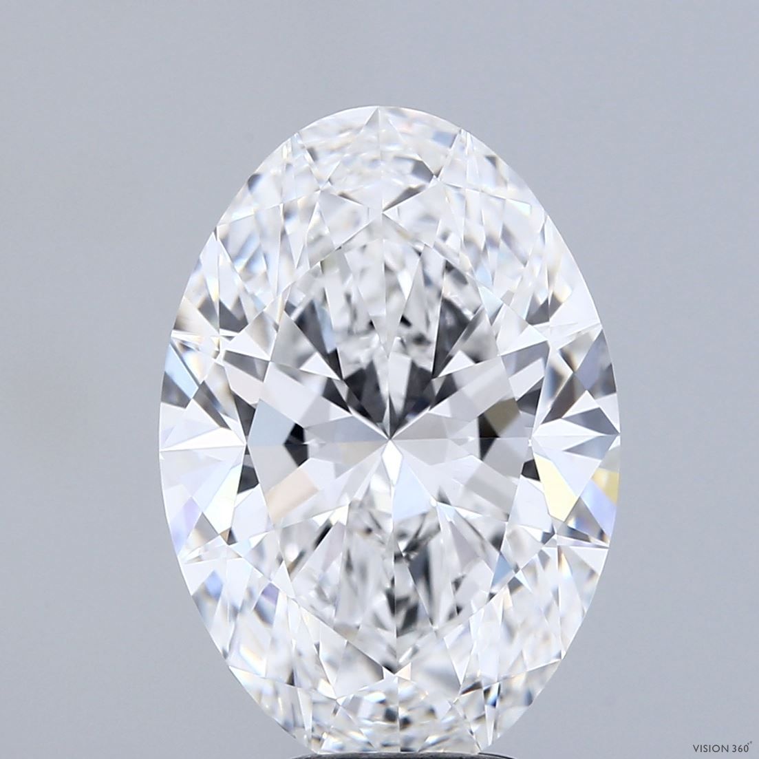 6.07 ct. oval Lab Grown Diamond front image