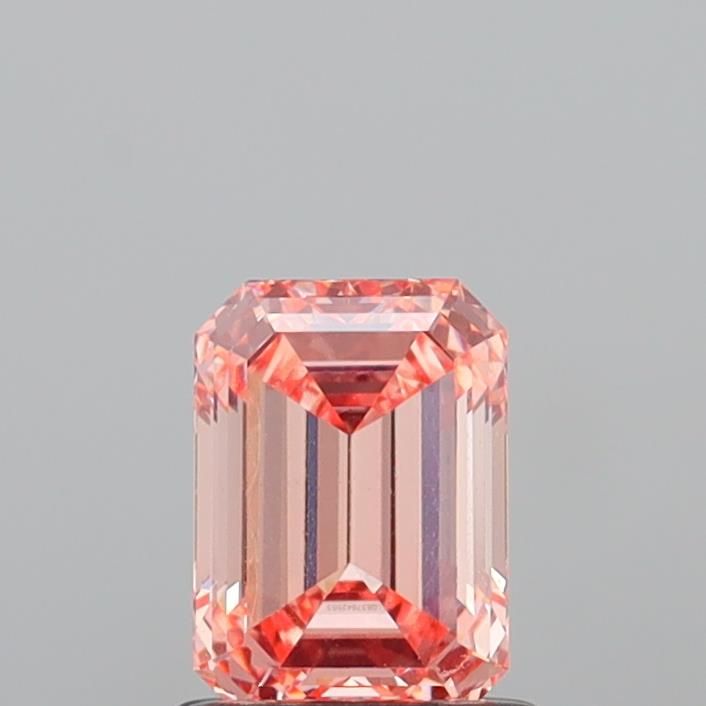 1.14 CT Fancy Intense Orangey Pink EMERALD