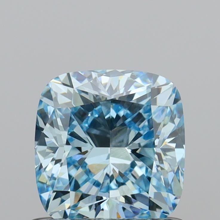 1.0 CT Fancy Vivid Blue CUSHION MODIFIED