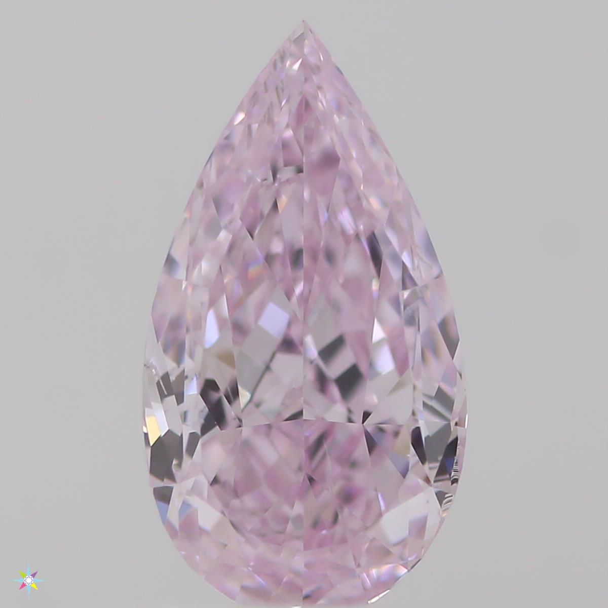 Diament 0.51 ct Fancy Purplish Pink/I1