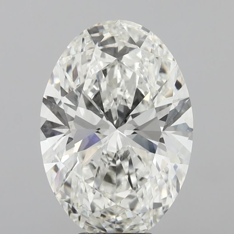 6.05 ct. oval Lab Grown Diamond front image