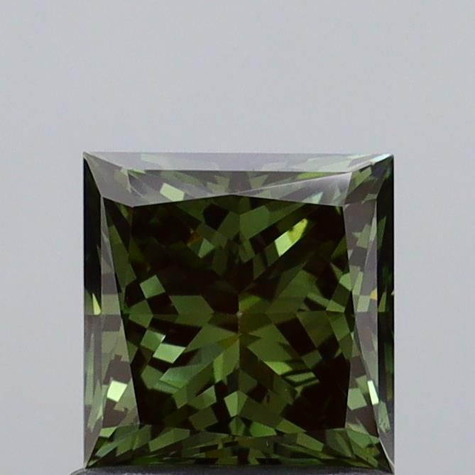 1.01 CT Fancy Deep Green PRINCESS