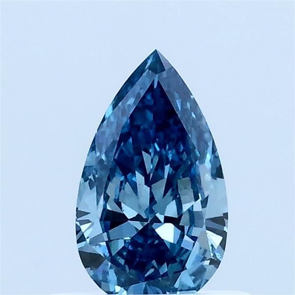 0.5 CT Fancy Vivid Blue PEAR
