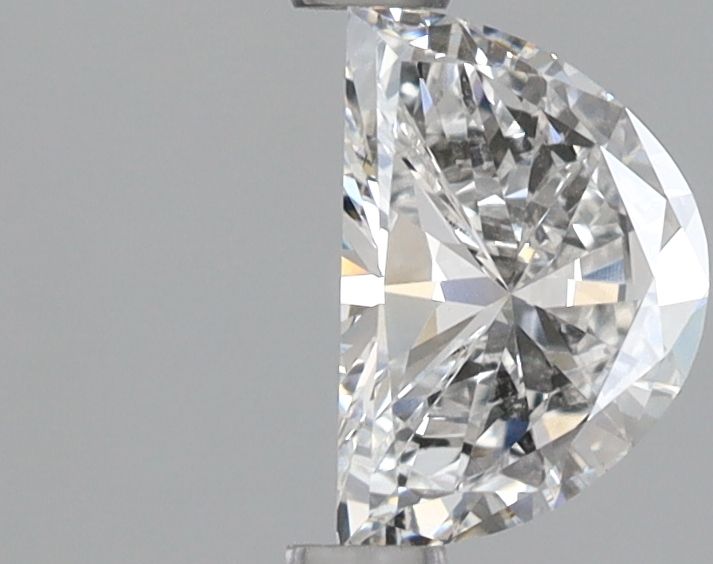 0.81 ct lab-grown Half moon Diamond