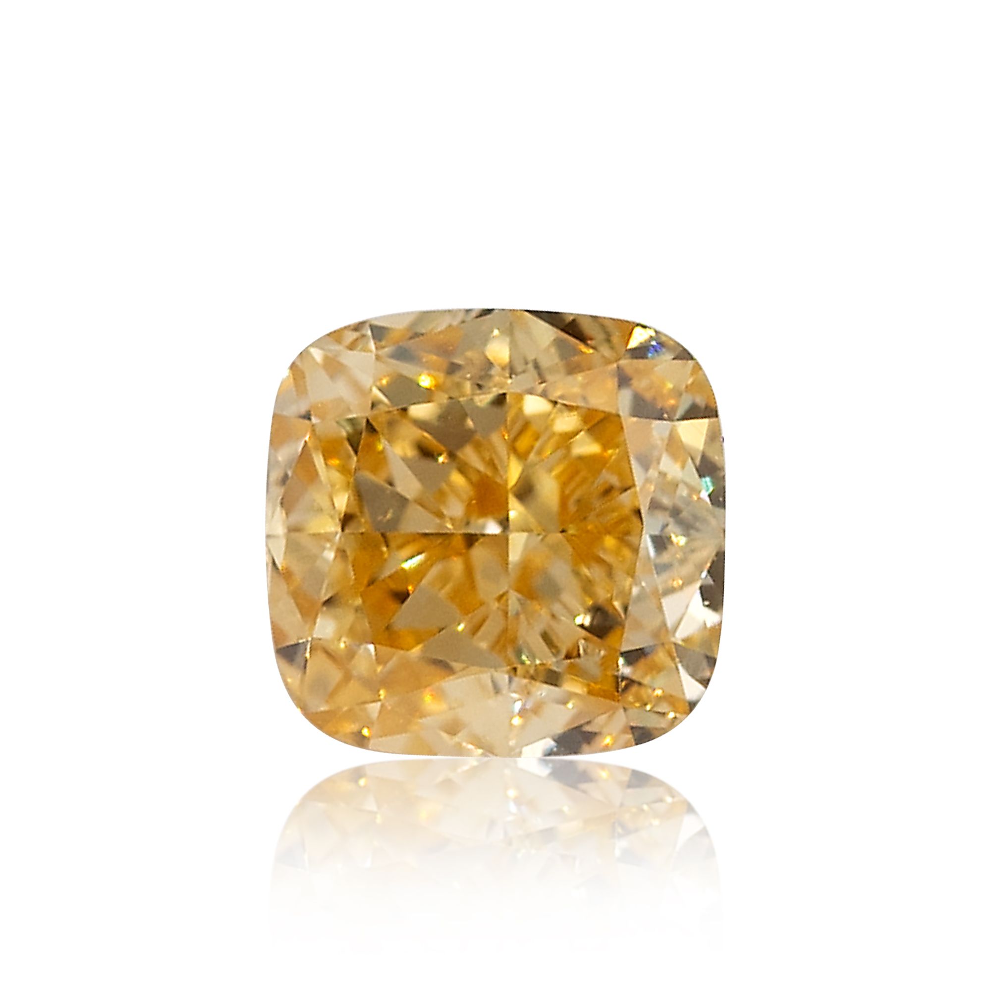 Diament 0.36 ct Fancy Orange Yellow/SI1