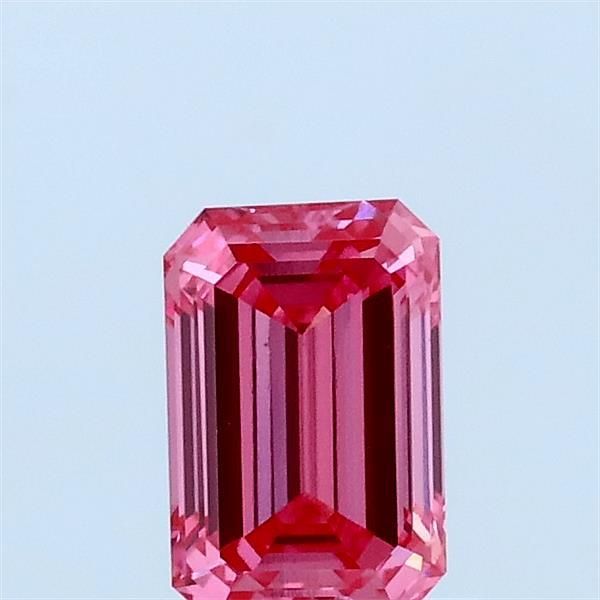 0.59 CT Fancy Vivid Pink EMERALD