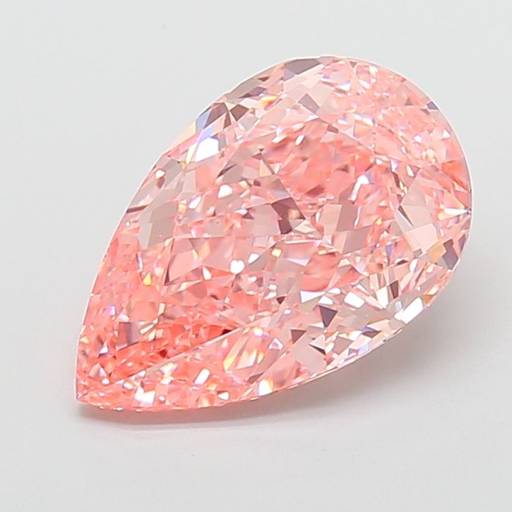 7.02 ct. pear Lab Grown Diamond front image