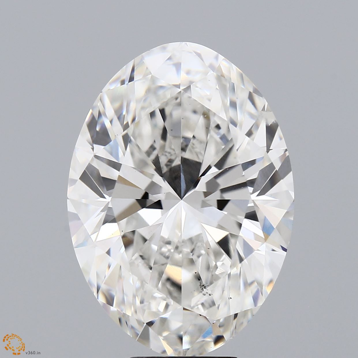 10.01 ct. oval Lab Grown Diamond front image