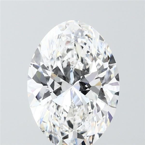 3.08 ct. oval Lab Grown Diamond front image
