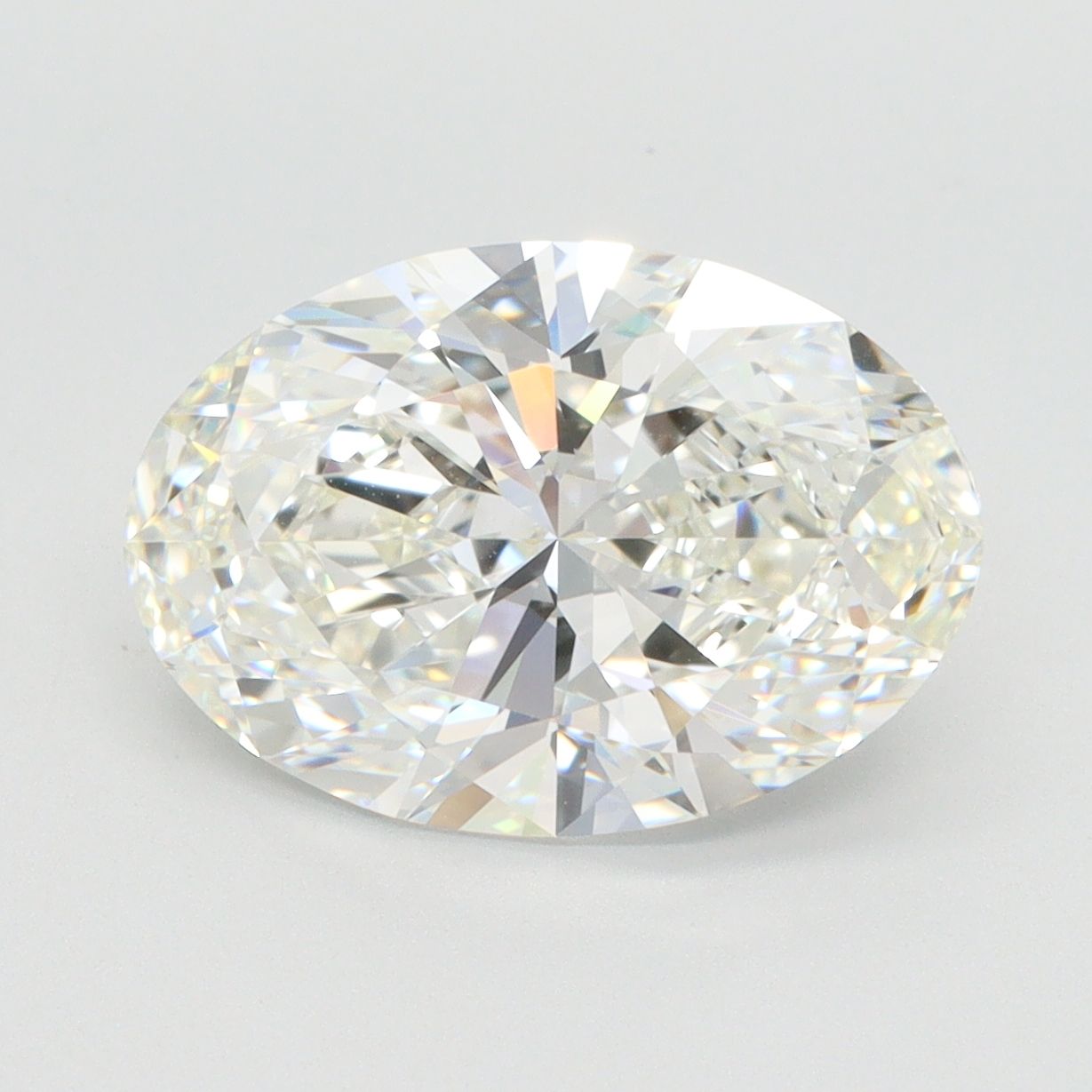 4.10 ct. oval Lab Grown Diamond front image