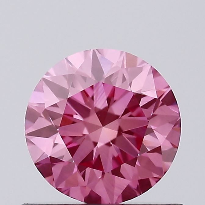 0.56 CT Fancy Vivid Pink ROUND