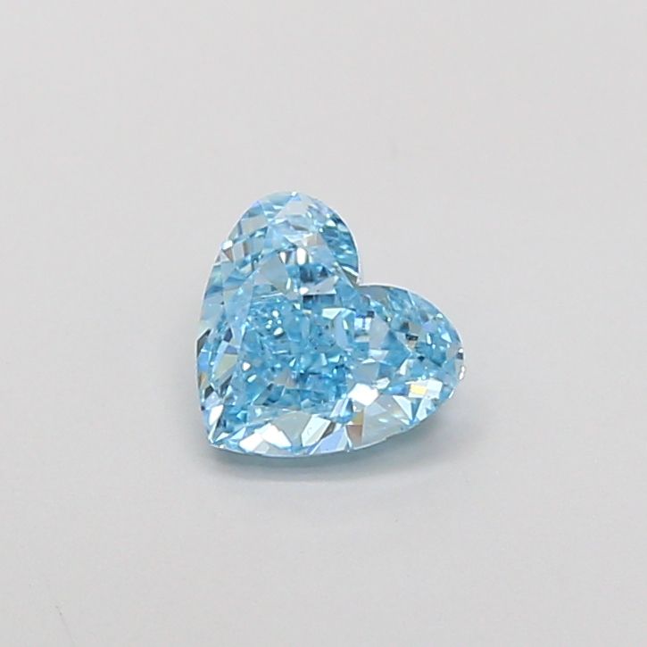 0.97 CT Fancy Vivid Blue HEART