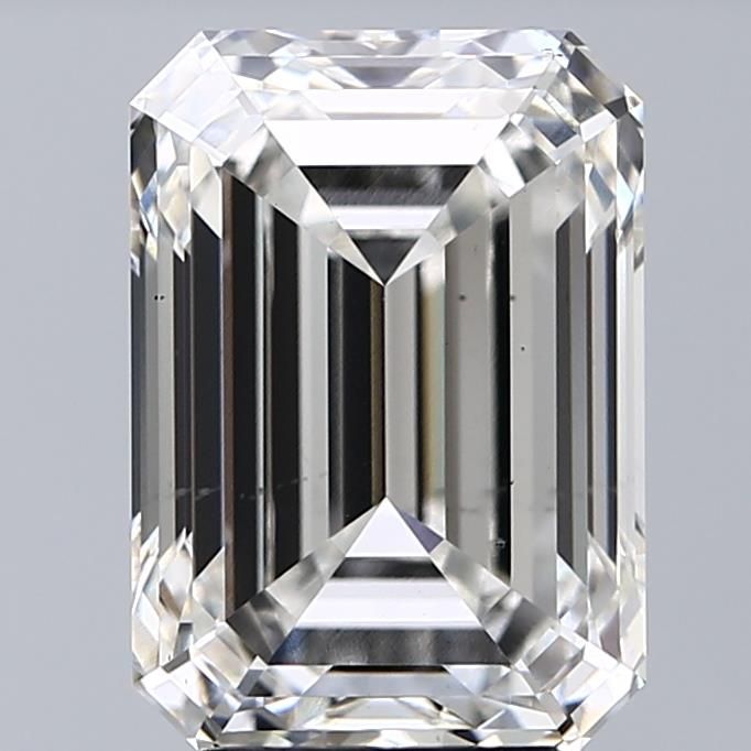 5.52 ct. emerald Lab Grown Diamond front image