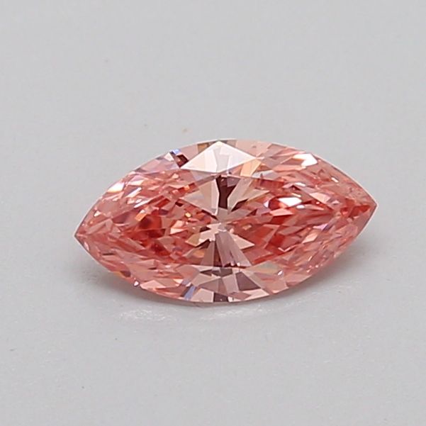 0.31 CT Fancy Vivid Brownish Pink MARQUISE