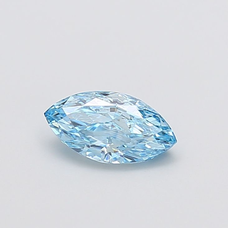 1.01 CT Fancy Vivid Blue MARQUISE