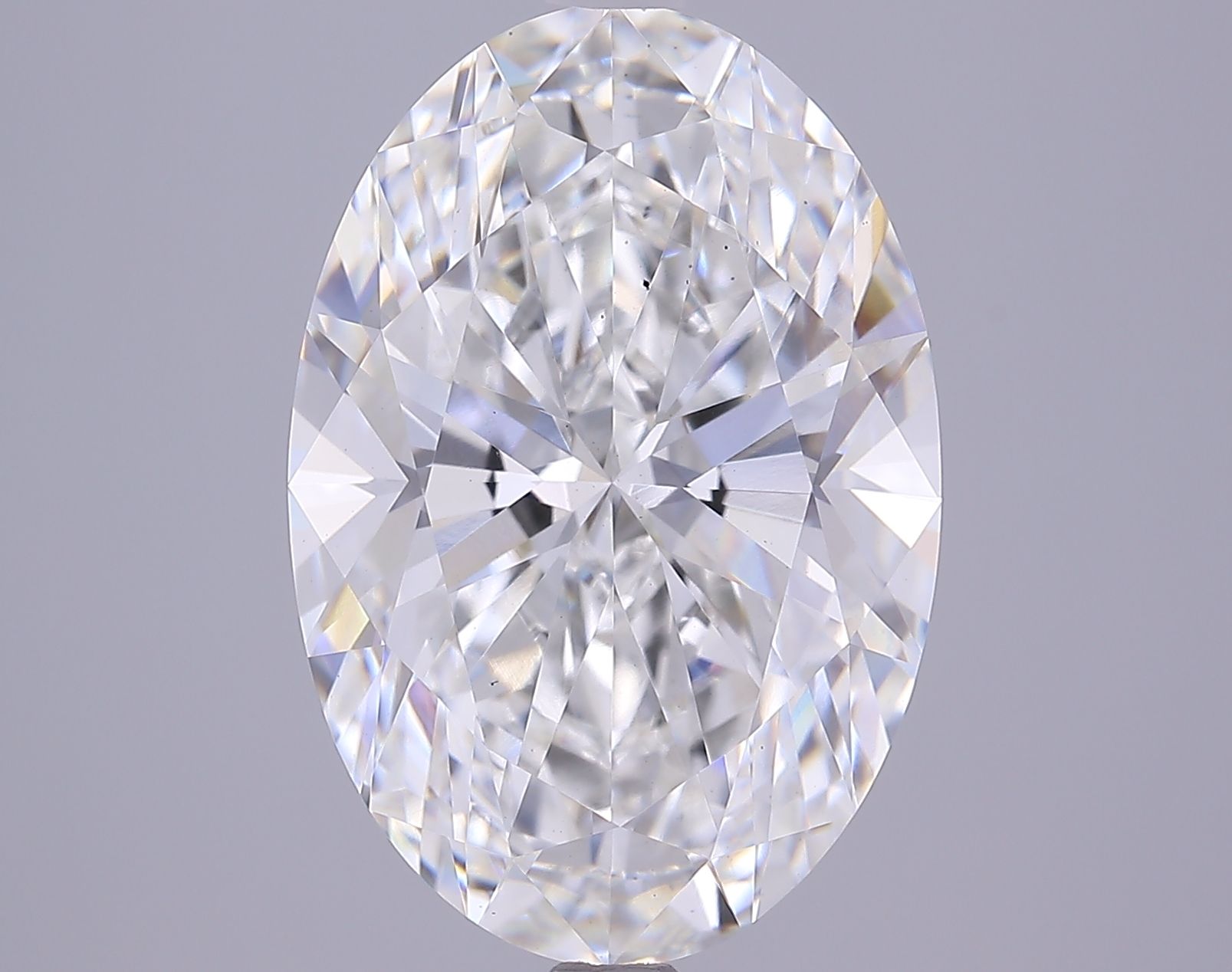 5.11 ct. oval Lab Grown Diamond front image