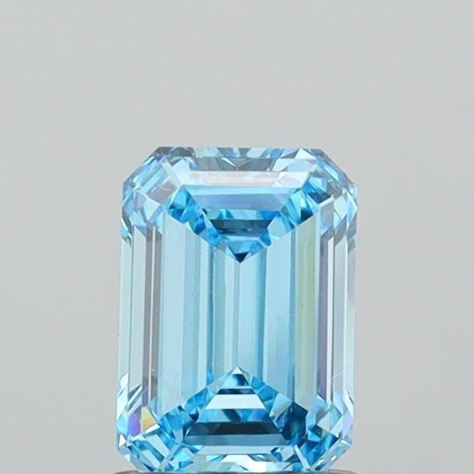 1.37 CT Fancy Vivid Blue EMERALD