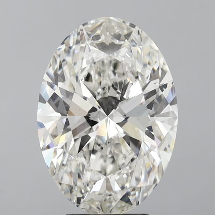 5.53 ct. oval Lab Grown Diamond front image
