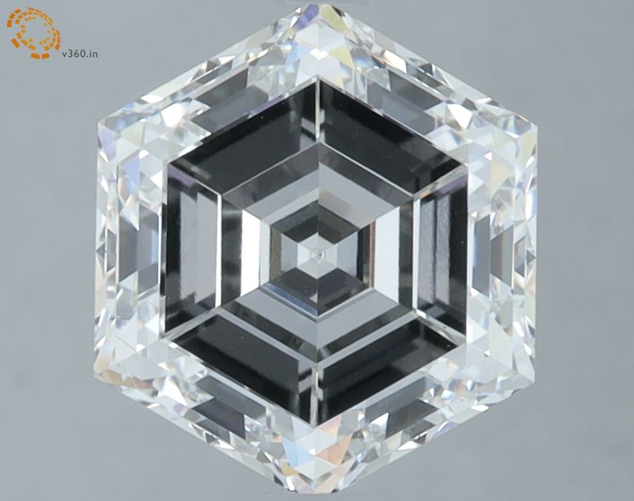 3.08 ct lab-grown Hexagonal Diamond