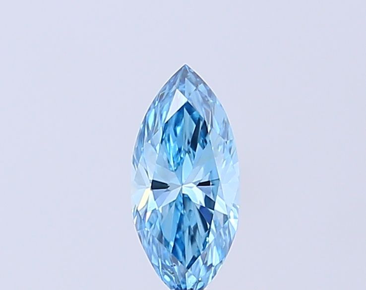 0.48 CT Fancy Vivid Blue MARQUISE