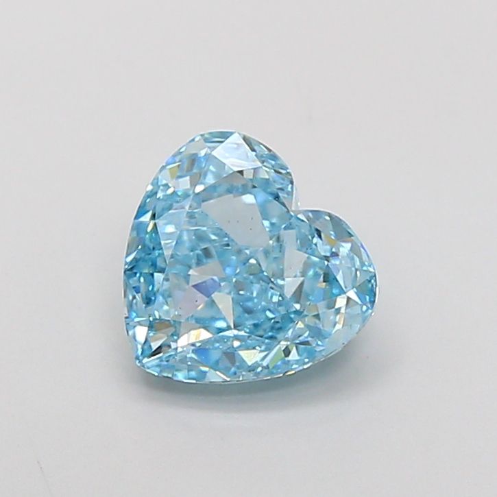 2.01 CT Fancy Vivid Blue HEART