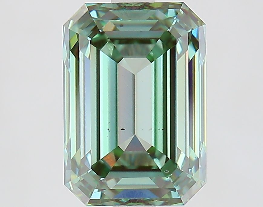3.57 ct. emerald Lab Grown Diamond front image