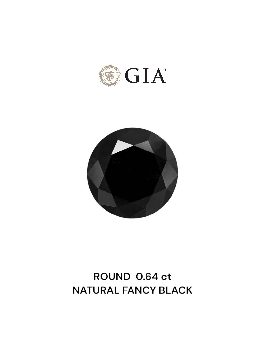 0.64 ct Round diamond