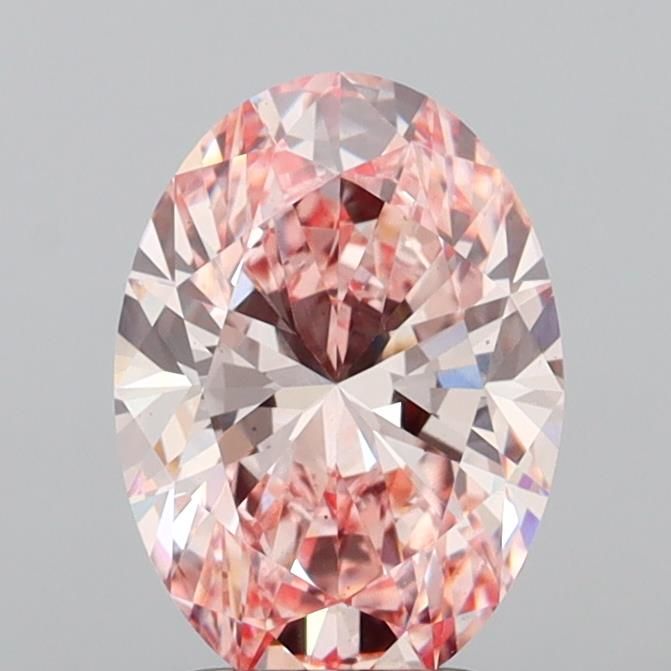2.55 ct. oval Lab Grown Diamond front image