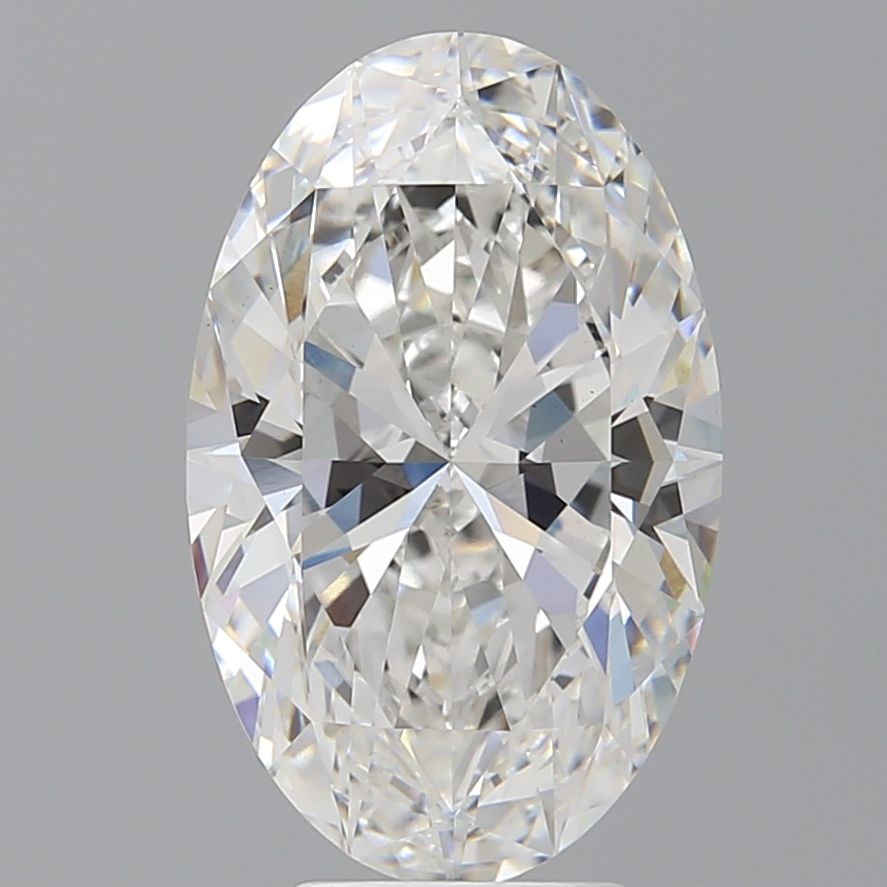 5.50 ct. oval Lab Grown Diamond front image