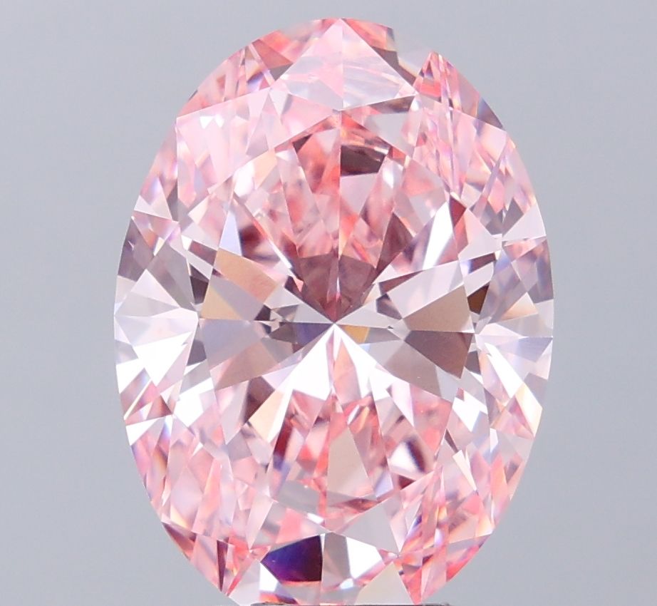 8.06 ct. oval Lab Grown Diamond front image