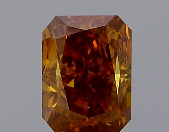 Diament 0.47 ct Fancy Deep Brownish Yellowish Orange/SI2