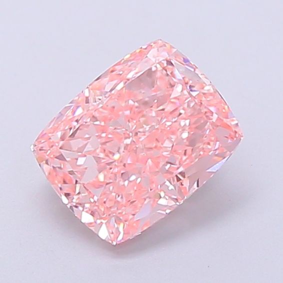 1.5 CT Fancy Vivid Pink CUSHION MODIFIED
