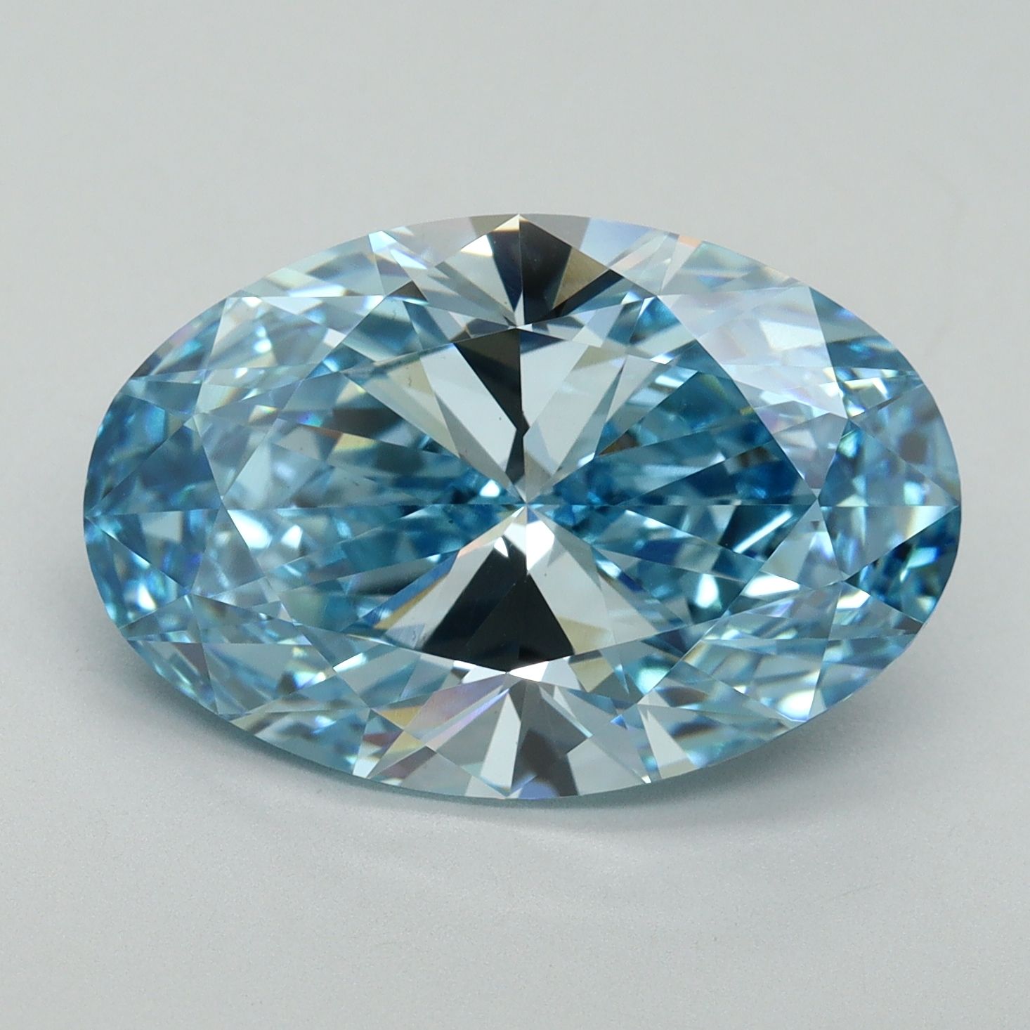 7.51 ct. oval Lab Grown Diamond front image