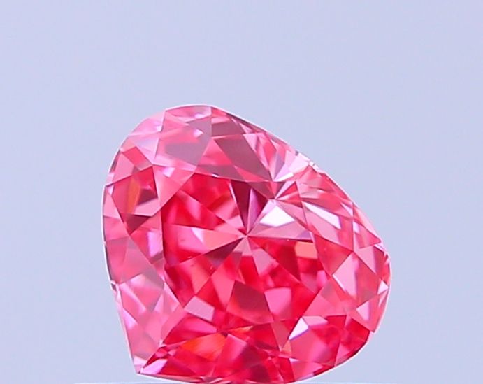 0.5 CT Fancy Vivid Pink HEART