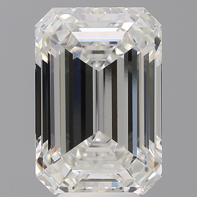 7.03 ct. emerald Lab Grown Diamond front image