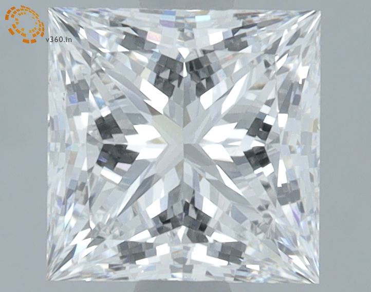 1.58 ct. princess Lab Grown Diamond front image