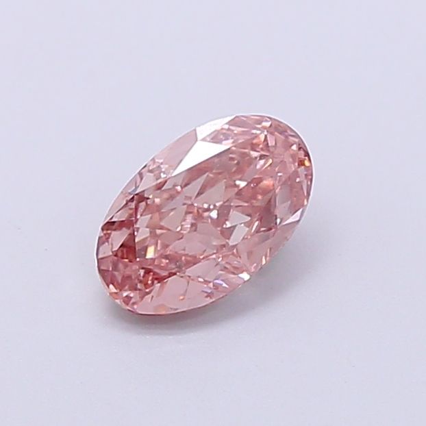1.01 CT Fancy Intense Brownish Pink OVAL