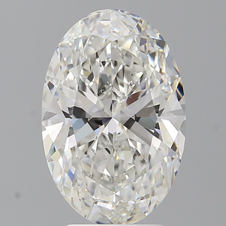 4.10 ct. oval Lab Grown Diamond front image