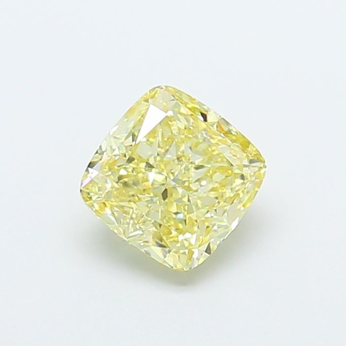 1.25 CT Fancy Yellow CUSHION MODIFIED