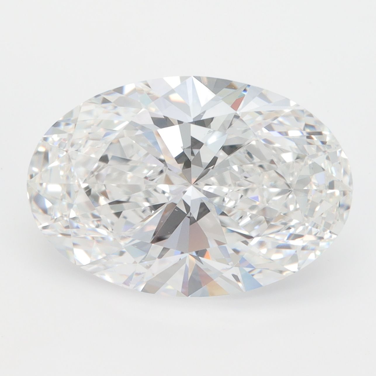 6.13 ct. oval Lab Grown Diamond front image