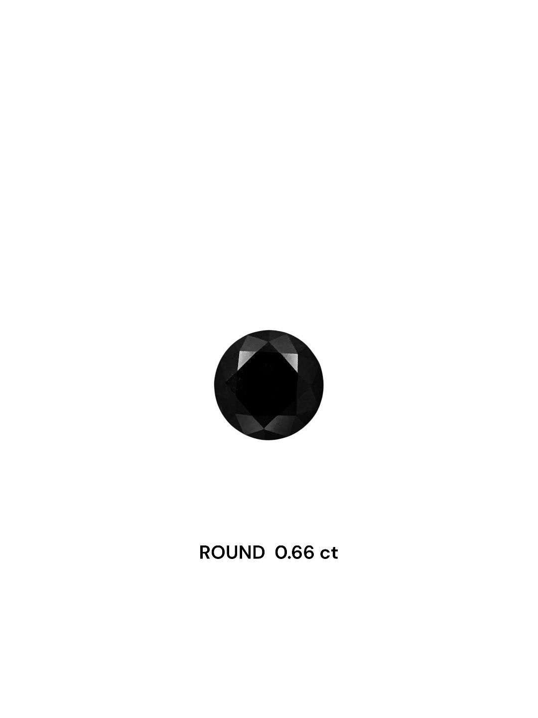 0.66 ct Round diamond