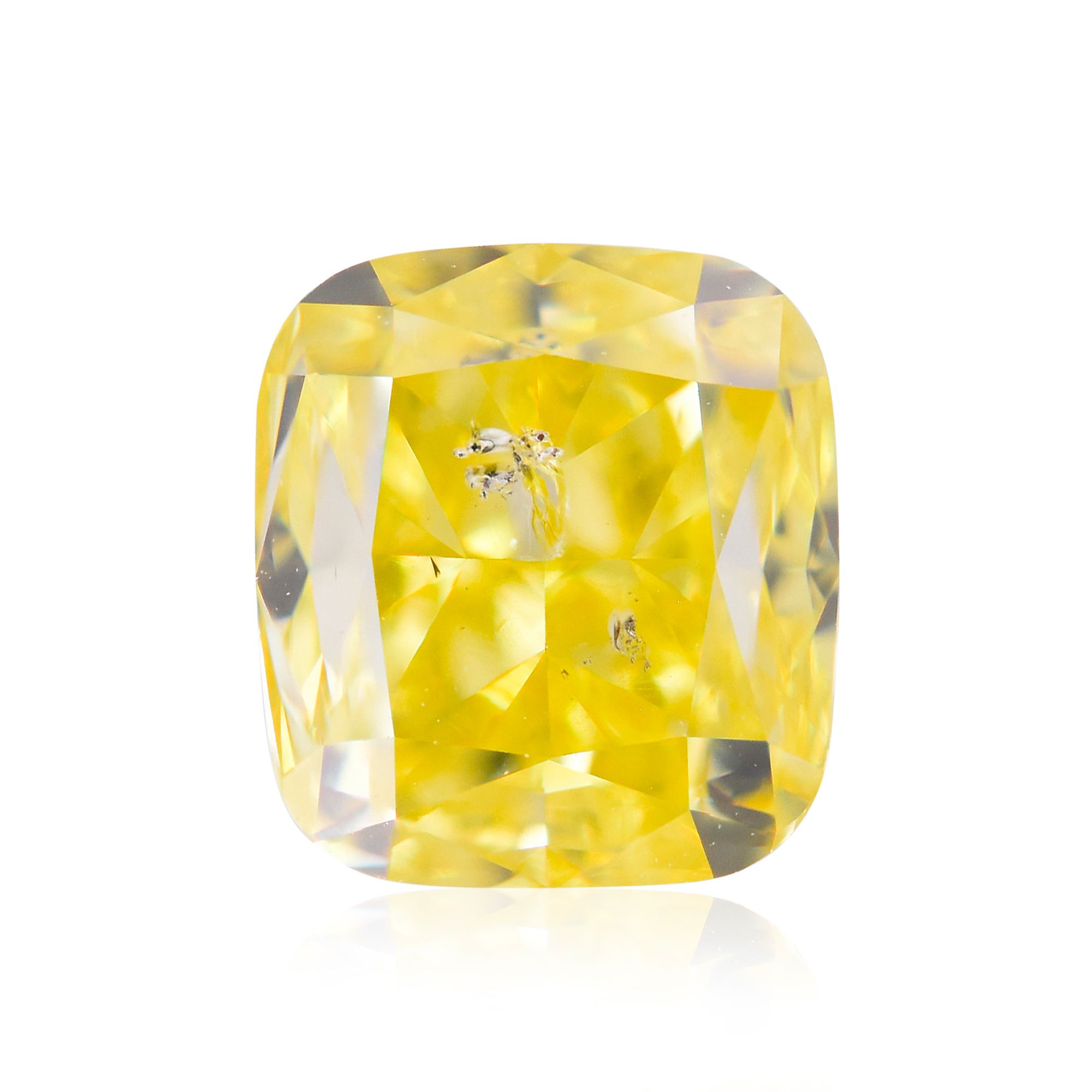 Diament 1.0 ct Fancy Vivid Yellow/I1