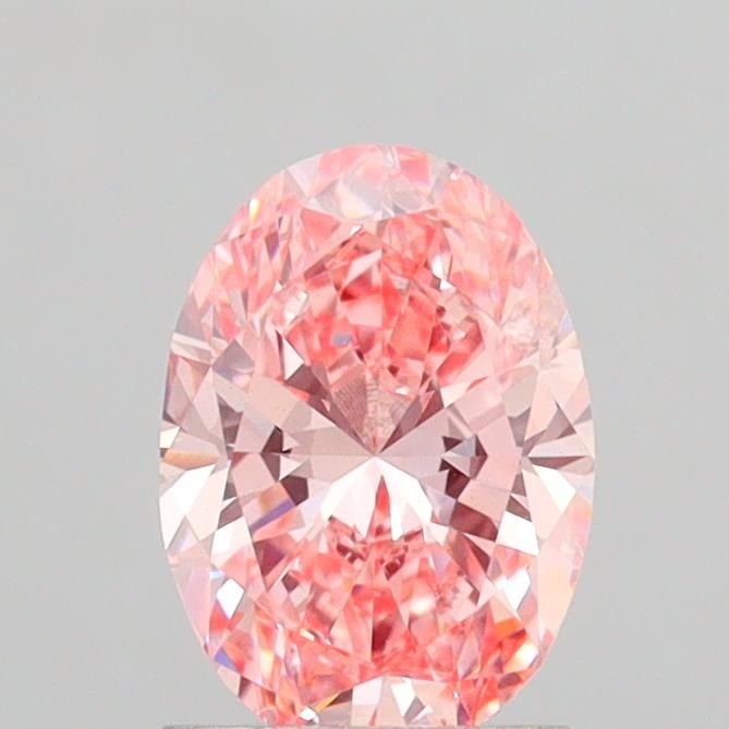 1.49 CT Fancy Vivid Pink OVAL